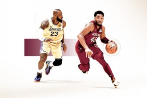 情懷拉滿(mǎn)！騎士官推曬詹姆斯米切爾海報(bào)宣傳1月底主場(chǎng)戰(zhàn)湖人比賽