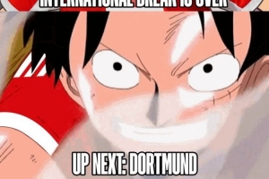 德甲天王山之戰(zhàn)！拜仁曬對多特海報(bào)：穿拜仁球衣的海賊王路飛