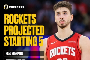 什么水平？美媒預(yù)測火箭首發(fā)：謝潑德+阿門+杜蘭特+小賈+申京