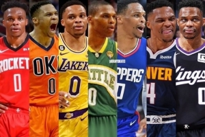 流浪雙雄？威少近7個(gè)賽季效力7支球隊(duì) 施羅德近9賽季11隊(duì)！