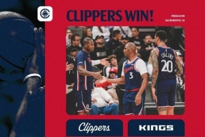 內外功臣！快船官方發(fā)布贏球海報：保羅、科林斯為封面人物