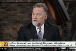 馬龍：我會(huì)謹(jǐn)慎對(duì)待詹姆斯的傷情 他會(huì)告訴湖人何時(shí)準(zhǔn)備好復(fù)出