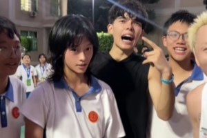 真未來之妞！汕頭女高中生除了360拉桿上籃 還能抓筐和勉扣