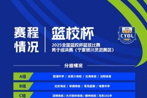 賽程發(fā)布！2025年全國(guó)籃校杯籃球比賽男子組決賽將于10月23日開賽
