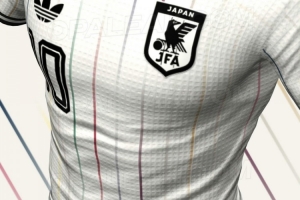 日本隊(duì)2026世界杯客場(chǎng)球衣曝光，多彩條紋寓意深遠(yuǎn)
