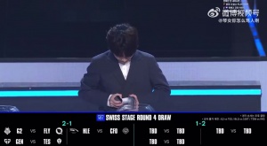 Wolf看瑞士輪抽簽：BLG別抽中T1啊！我們對100T耶，可以！可以！