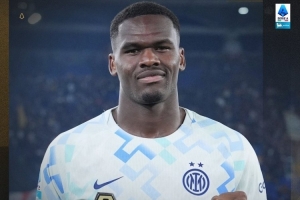 攻入唯一進球！博尼當(dāng)選國米vs羅馬全場最佳球員