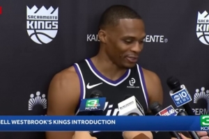 生涯還有要實(shí)現(xiàn)的目標(biāo)嗎？威少：沒有 大家通常都會(huì)說總冠軍