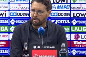 登場1分鐘直紅！赫塔費(fèi)教練：恩約姆紅牌后維尼修斯和我說換得好