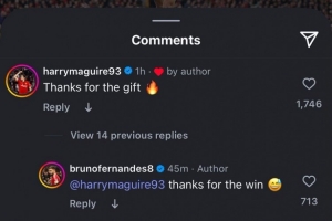 馬奎爾社媒感謝B費(fèi)助攻，B費(fèi)：謝謝你為我們贏得勝利