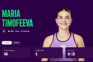 博主：俄羅斯選手季莫費(fèi)耶娃轉(zhuǎn)國籍成功，成為烏茲別克網(wǎng)球一姐