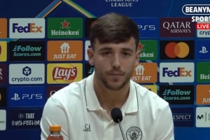 尼科-岡薩雷斯：來曼城和瓜帥共事是夢想成真 偶像是布斯克茨