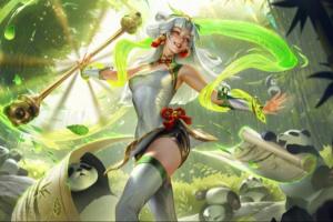 25.22版本皮膚：中國風(fēng)熊貓娃娃光輝、猴子/諾手獲得機(jī)神系列皮膚