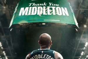 球隊功勛！雄鹿揭幕戰(zhàn)對陣奇才 暫停時致敬舊將米德爾頓