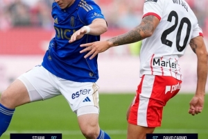 瘋狂！皇家奧維耶多97分鐘讀秒絕平3-3赫羅納，單場三粒點球