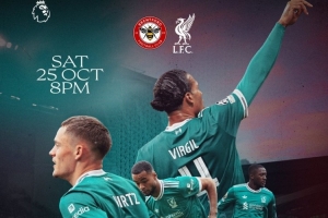 利物浦客戰(zhàn)小蜜蜂海報(bào)：維爾茨、加克波、范戴克、科納特出鏡