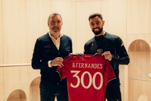 B費：為曼聯(lián)出戰(zhàn)300場是超越夢想，高出勤率可能是因為午睡習(xí)慣