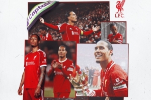 里程碑！利物浦官方：34歲范戴克迎來作為利物浦隊(duì)長(zhǎng)的第150場(chǎng)