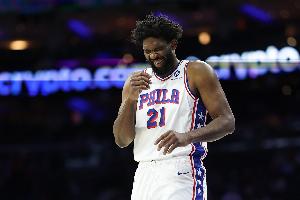 上一場9中1得4分！納斯：恩比德仍有20分鐘出場時(shí)間限制