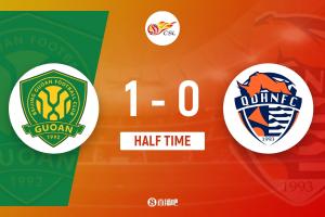 半場(chǎng)-達(dá)萬(wàn)助攻法比奧破門(mén)國(guó)安七成控球率 北京國(guó)安1-0青島海牛