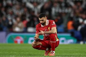 薩拉赫本賽季英超只有1次過人成功，甚至不如出場83分鐘的斯凱利