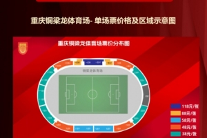 什么主題？銅梁龍官方：對陣蘇州東吳的比賽將展示全場拼圖TIFO