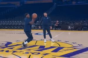 ?華子在湖人主場扔超遠：“我的兒”昨天就在這殺死比賽