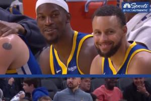 溫情時(shí)刻！斯潘塞兄弟對(duì)決 勇士灰熊所有球員+教練+球迷都在笑