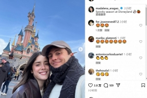 般配！女友社媒曬與內(nèi)維斯共游迪士尼樂園照片