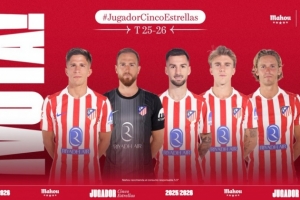 馬競10月最佳球員候選：朱利亞諾-西蒙尼、奧布拉克、巴埃納在列