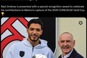 帶墨西哥贏得金杯賽！官方：34歲中鋒希門尼斯獲PFA特別表彰獎