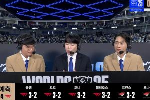 LCK解說預(yù)測ALvsT1賽果：四名解說預(yù)測T1 3-2 AL，兩名解說預(yù)測AL取勝