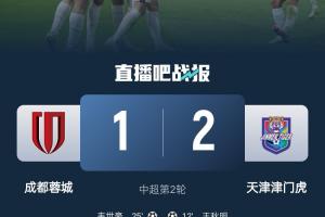 老對(duì)手！蓉城本賽季聯(lián)賽4負(fù)，分別是遭河南和天津津門虎雙殺