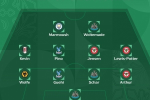 英聯(lián)杯第4輪最佳陣：紐卡小蜜蜂各3將，馬爾穆什、沃爾特馬德在列