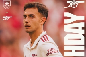 劍指三分！阿森納發(fā)布客戰(zhàn)伯恩利海報(bào)：蘇維門迪單人出鏡