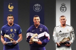 創(chuàng)造歷史！姆巴佩是首位奪得歐洲金靴、歐冠金靴、世界杯金靴球員