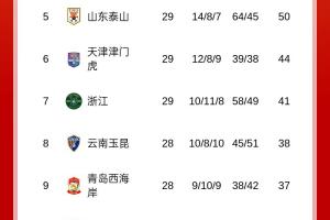 梅州先賽反超！中超積分榜：梅州、海牛積21分，相互戰(zhàn)績梅州占優(yōu)