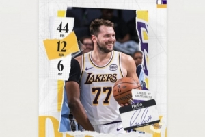 回歸就40+！拉拉維亞IG發(fā)東契奇本場(chǎng)數(shù)據(jù)歡迎其回歸 077本人轉(zhuǎn)發(fā)