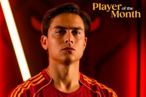 5場(chǎng)2球1助攻，官方：迪巴拉當(dāng)選羅馬10月隊(duì)內(nèi)最佳球員