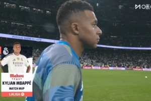 梅開二度，官方：姆巴佩當(dāng)選4-0大勝瓦倫西亞全場最佳球員