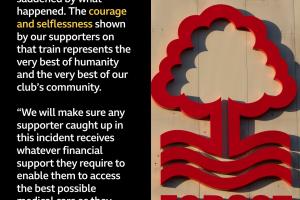 列車遇襲！森林聲明：向受影響者表達(dá)最深切的關(guān)切和衷心慰問(wèn)