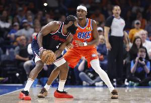 雷霆8連勝？ESPN預(yù)測勝率：背靠背的快船34.6% 雷霆65.4%