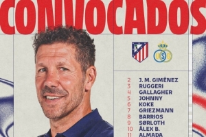 馬競歐冠大名單：格列茲曼、阿爾瓦雷斯、科克在列