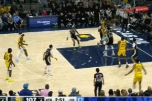 白熱化！西亞卡姆二次進(jìn)攻打中 步行者轟出11-0扳平雄鹿