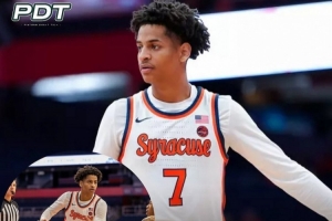 15分3板3助！安東尼兒子基揚-安東尼迎來雪城大學(xué)首秀！