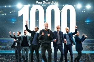 對陣利物浦將是瓜帥執(zhí)教生涯第1000場比賽，曼城曬海報預(yù)熱