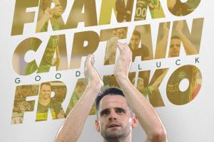 祝好！浙江隊官方：34歲隊長弗蘭克賽季末離隊，將舉行告別儀式