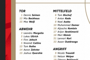 德國U21新一期名單：倫納特-卡爾、比朔夫、小伊布在列