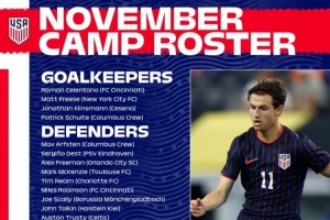 美國隊名單：巴洛貢、阿隆森、德斯特在列，未征召普利西奇