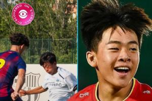 國外博主關(guān)注16歲鄺兆鐳：千萬別小瞧中國足球，它正在崛起